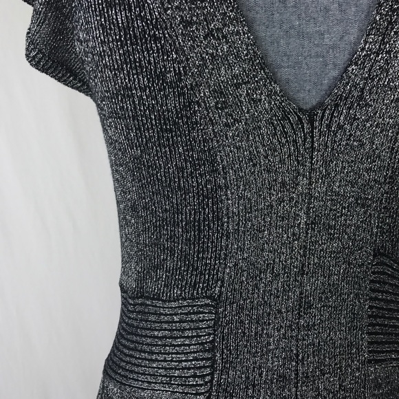 Kenar Grey & Silver Bodycon Dress S - Picture 5 of 8